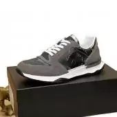 chaussure armani sneakers running gray